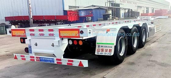 コンテナの使用と輸送 双方向ブレーキシステムを持つ半トレーラー