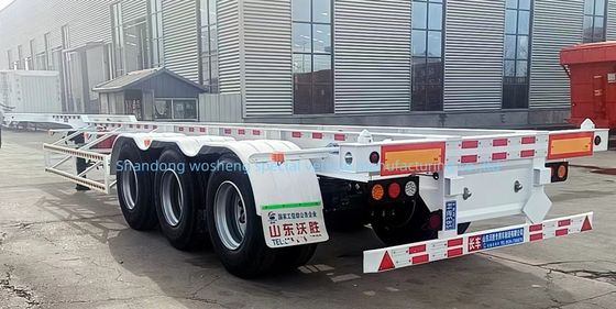 コンテナの使用と輸送 双方向ブレーキシステムを持つ半トレーラー
