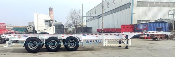 コンテナの使用と輸送 双方向ブレーキシステムを持つ半トレーラー
