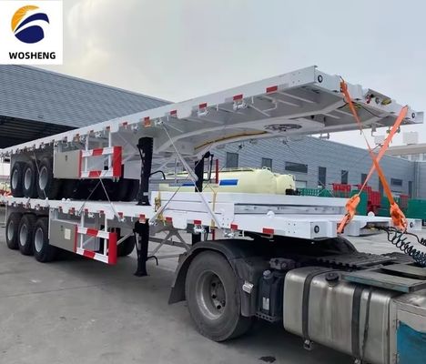 機械式懸垂 40 FT 重機械輸送用半トレーラー