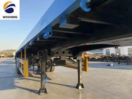 機械式懸垂 40 FT 重機械輸送用半トレーラー