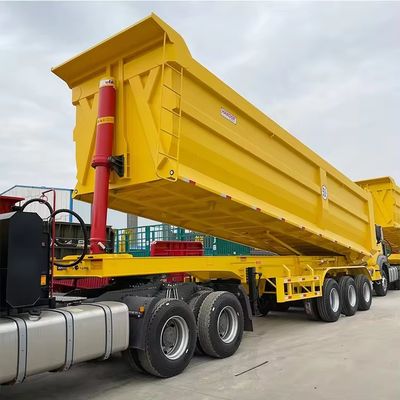 砂鉱石輸送とQ345B/T700 鋼筋メインビームとカスタマイズ半トレーラー