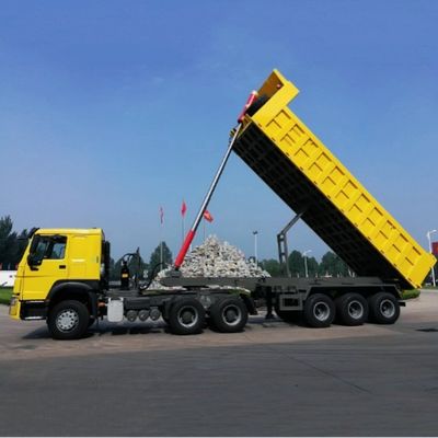 砂鉱石輸送とQ345B/T700 鋼筋メインビームとカスタマイズ半トレーラー