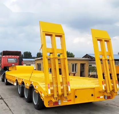 セミトレーラー 重用低床セミトレーラー 3/4軸とタレ重量40-100TON