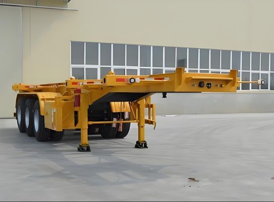 3軸 4軸 コンテナトラック トレーラー 骨格 半トレーラー 6.5 トンの重量