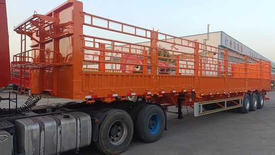 40~100トンの公用車 横壁開け 畜産 野菜 フェンス トラック 貨物 半トレーラー