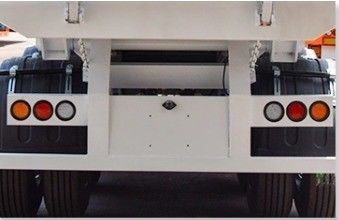 Wosheng 3 Axles 930*250*345M 鉱石輸送のための半トレーラー 2024 ダンプ半トレーラー