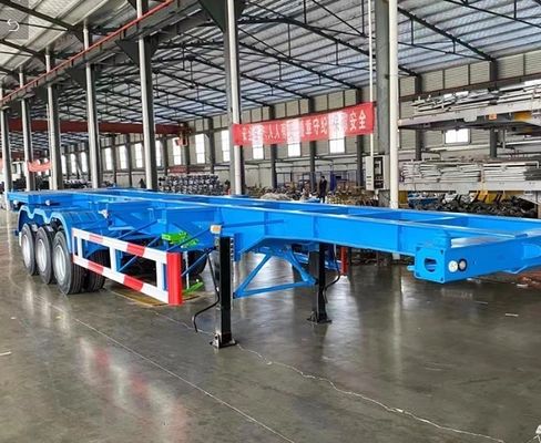 コンテナ輸送 2 3 4 5 アクセル・スケルトン・セミトレーラー 最大重荷50000kg