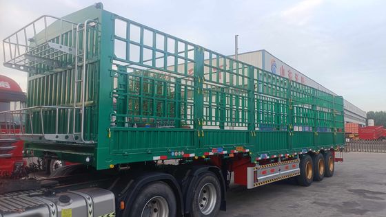 家畜と野菜を運ぶ 3/4 アクセル フェンス 鉄筋 半トレーラー ウォシェン