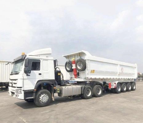 お客様の要求 パーソナライズされた設計と13/16トンの軸を持つ三軸傾斜トレーラー