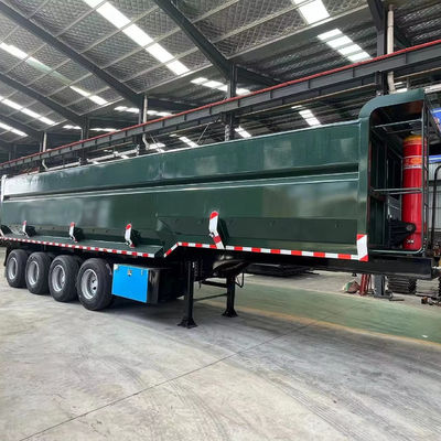 後ろのダンプ半トレーラー 3軸 FUWA/Wosheng 40-60tons CBM ティッパー ティッパー トラック トラック