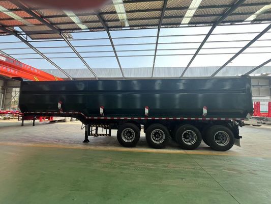 後ろのダンプ半トレーラー 3軸 FUWA/Wosheng 40-60tons CBM ティッパー ティッパー トラック トラック