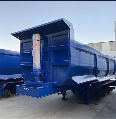 Wosheng カスタマイズドダンプスタイル 後ろダンプ 半トレーラー 傾斜式 傾斜式 半トラック トレーラー