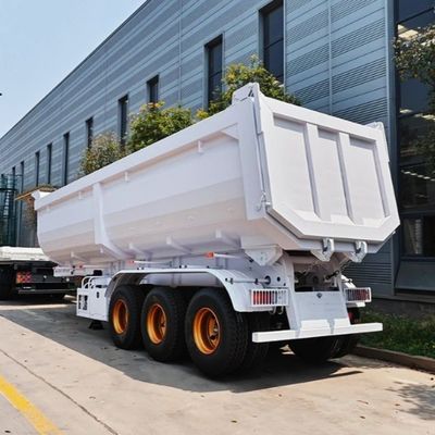 耐久的で安全な輸送のための100トンのバックダンプトレーラー