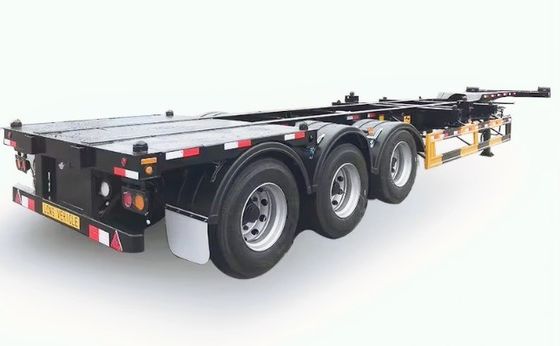 トラックトレーラー 20ft 40ft 45ft 12セット トイストロック 骨格 コンテナ用の半トレーラー