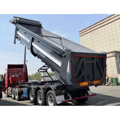 最大重荷 30000 kg U型 後ろのダンプトラック 半トレーラー 傾斜式 トピック トラック トレーラー