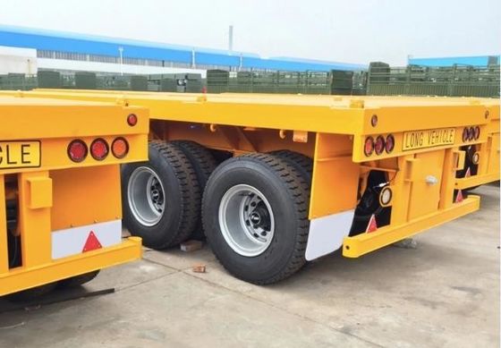 最大重荷 20T-80T 40 Ft 2 3 アクセル 遠距離輸送用平床半トレーラー