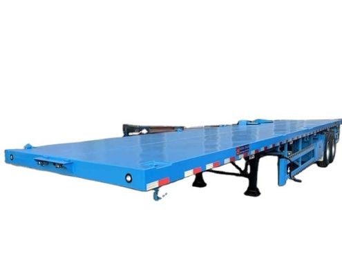 保証 40FT コンテナ フラットベッド 半トラック トレーラー 双線ブレーキシステム