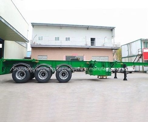コンテナ輸送用のコンテナ3.8x2.48x1.55mのコンテナ・スケルトン半トレーラー
