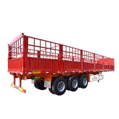 最大用荷重30000kg 野菜輸送用の動物方形輸送フェンスセミトレーラー