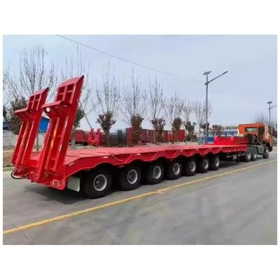 鉄 40-100TON コンテナ トラック トレーラー 低負荷機 4軸の半トレーラー