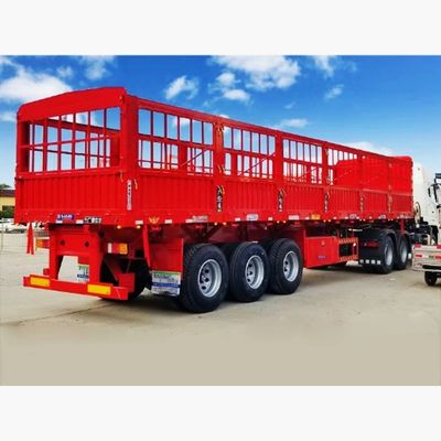 最大用荷重30000kg 野菜輸送用の動物方形輸送フェンスセミトレーラー