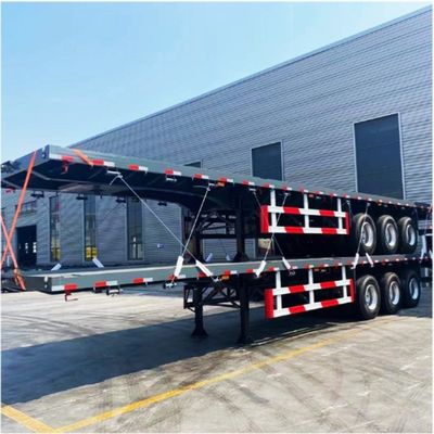 12400*2610*1550mm トラックトレーラー 40FT コンテナ輸送用フラットベッド半トレーラー