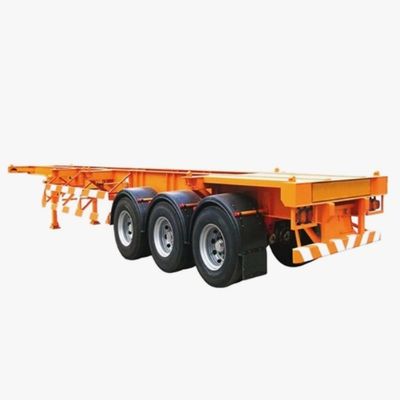 48FT フラットベッド/スケルトン・ターミナル 港口コンテナ 運輸トレーラー トラック 主線 Q345B