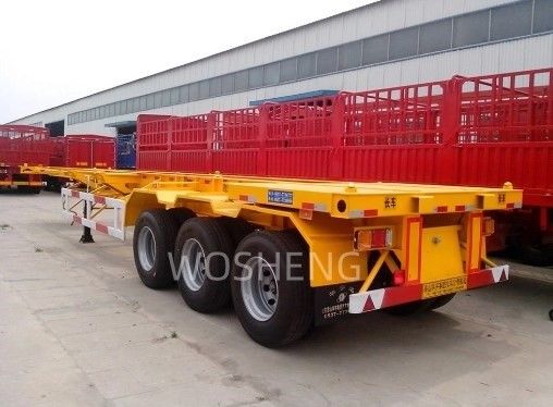48FT フラットベッド/スケルトン・ターミナル 港口コンテナ 運輸トレーラー トラック 主線 Q345B
