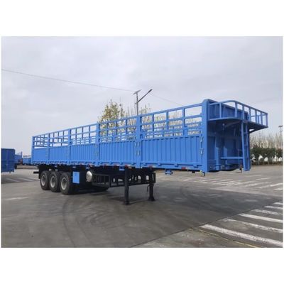 12400X2500X3650mm 3軸 家畜用フェンシング トレーラー フェンシング 貨物トラック 半トレーラー