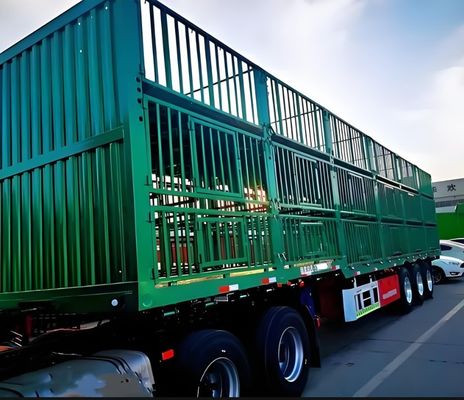 安全な貨物輸送のための3/5インチ90 50トン容量の取り外せるフェンストレーラー