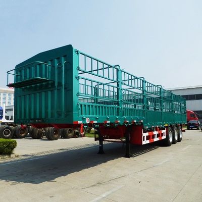 セミトレーラー 高密閉側壁 貨物輸送ボックス トレーラー 輸送 ステーク フェンス