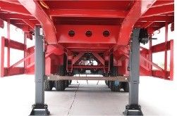20ft 40ft コンテナトレーラー 2軸 3軸 40T 骨格半トレーラー 12400x2500x1550mm