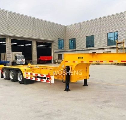 20ft 40ft コンテナトレーラー 3 アクセル骨格半トレーラー 簡単な輸送