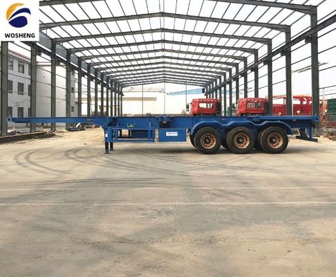 WOSHENG 三軸 40FT 3軸 40 トン 荷重 シャーシ 骨格 半トレーラー 材料