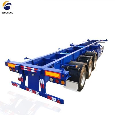 WOSHENG 三軸 40FT 3軸 40 トン 荷重 シャーシ 骨格 半トレーラー 材料