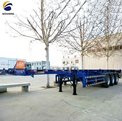 WOSHENG 三軸 40FT 3軸 40 トン 荷重 シャーシ 骨格 半トレーラー 材料