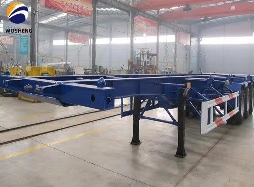 WOSHENG 三軸 40FT 3軸 40 トン 荷重 シャーシ 骨格 半トレーラー 材料