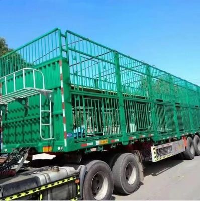 販売 オーダーメイド 3 軸 20-40tons 高 フェンス 半トレーラー 畜産 農場 動物