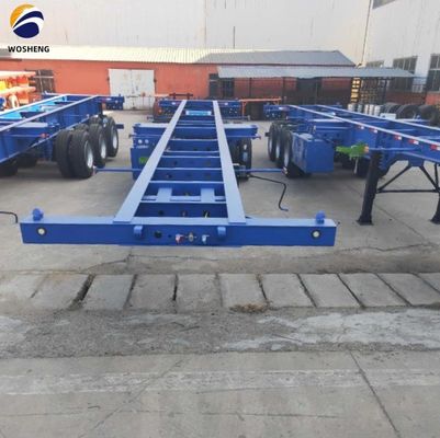WOSHENG 三軸 40FT 3軸 40 トン 荷重 シャーシ 骨格 半トレーラー 材料
