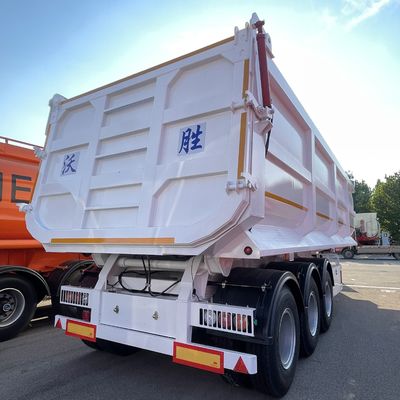 建築用 パーソナライズド 3 軸 傾斜 傾斜 後部 ダンプ トラック 半トレーラー