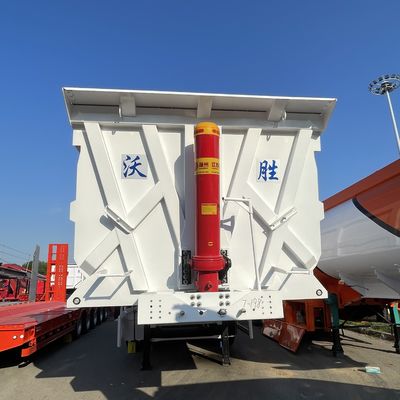 建築用 パーソナライズド 3 軸 傾斜 傾斜 後部 ダンプ トラック 半トレーラー