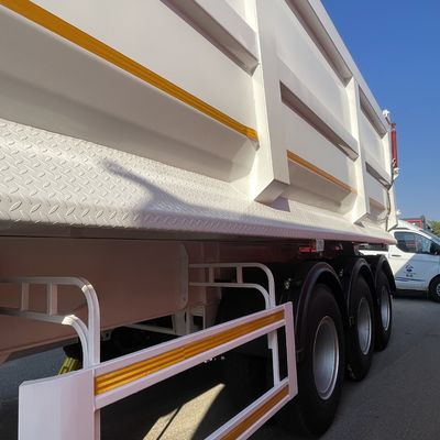 建築用 パーソナライズド 3 軸 傾斜 傾斜 後部 ダンプ トラック 半トレーラー