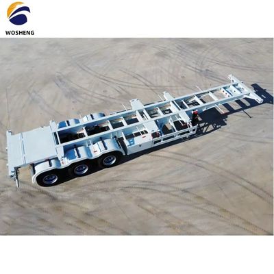 20ft 40ft 45ft コンテナのための機械式懸垂骨格コンテナトレーラー
