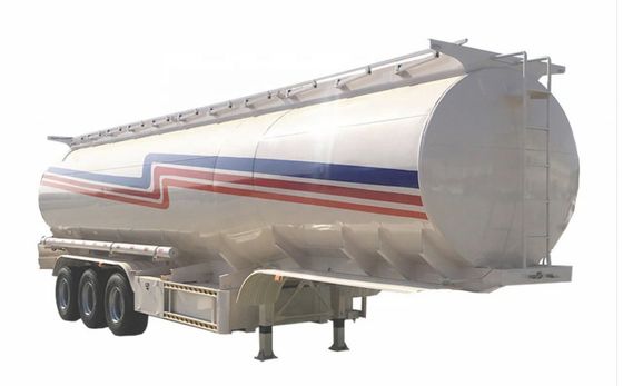 OTTC認定3軸燃料油タンクトレーラー (30000-50000L) 容量と円筒形