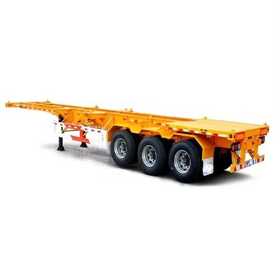 40フィート 20フィート 三軸コンテナトレーラー 骨格トレーラー 重荷着陸車 28t