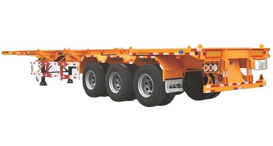 40フィート 20フィート 三軸コンテナトレーラー 骨格トレーラー 重荷着陸車 28t