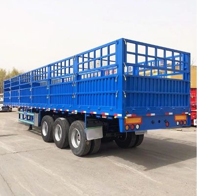 3 軸 4 軸 サイドプレートの高さ 600mm 800mm サイドドロップフェンス 半トレーラー 最大重荷 30000 kg