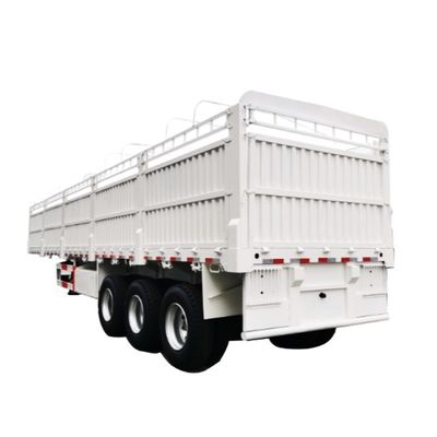 3 軸 60 100 トン 輸送 農業 貨物 建材 フェンス 半トレーラー 上部 鉄