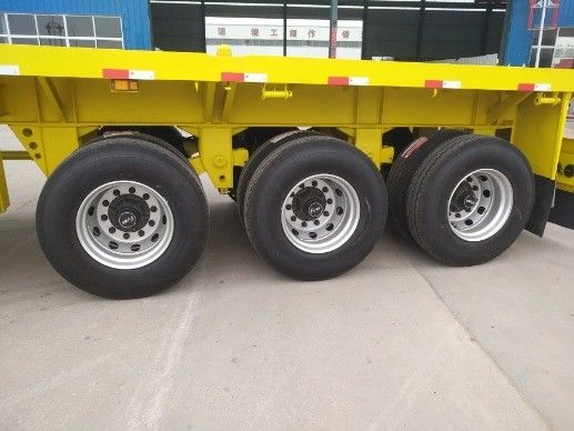 12500×2500×1600×3100mm コンテナ用半トレーラー 30-70t重用平床トレーラー